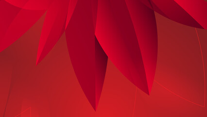 Obraz premium Gradient red geometric pattern, abstract background template.