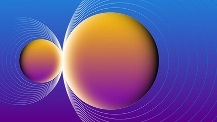 sphere abstract background colorful illustration wallpaper