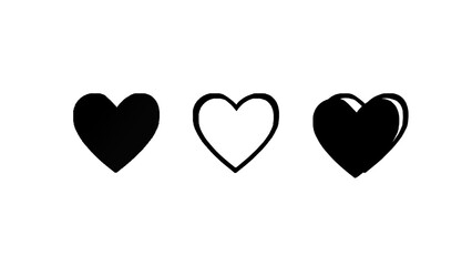 Love Hearth icon vector . Flat icon Love symbol.