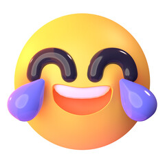 Smile in 3D render for graphic asset web presentation or other