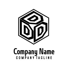 Templat  company logo by initial Letter  of Alfabetical