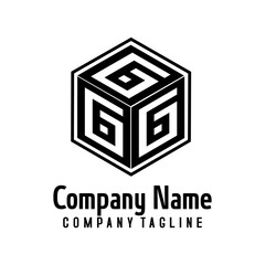 Templat  company logo by initial Letter  of Alfabetical