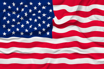 Naklejka premium National flag of United States of America. USA. Background with flag of United States of America. USA