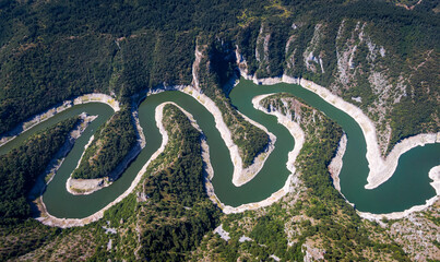 Fototapeta premium Uvac canyon, Serbia