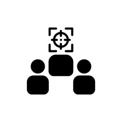 Head Hunting icon in vector. Logotype