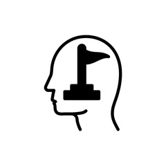 Will to Win icon in vector. Logotype