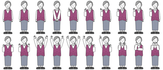 human_woman_whole body_X
