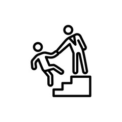 Support icon in vector. Logotype