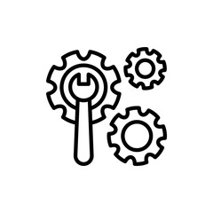 Services icon in vector. Logotype