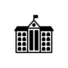 University icon in vector. Logotype