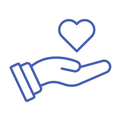 Hand With Heart Icon