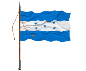 National flag of Honduras.. Background  with flag of Honduras.