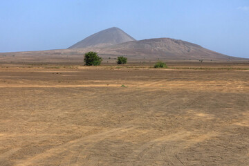 Landschaft auf der Insel Sal, Cabo Verde