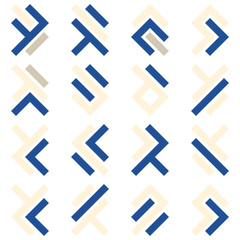 Obraz premium Asemic Glyph writing hieroglyph imitation abstract illustration