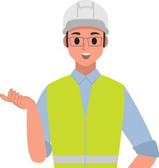 Technician and builders and engineers and mechanics , illustration cartoon character.
