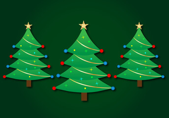 christmas tree vector