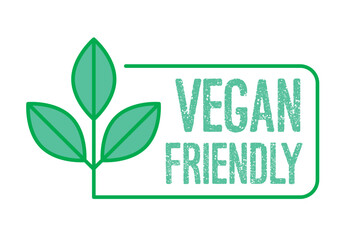 vegan friendly icon ecologic sustainable lifestyle