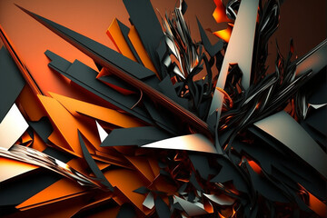 Abstract Wallpaper. Background. Created by Generative AI