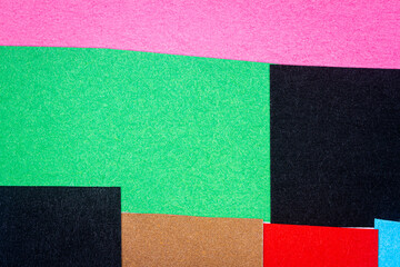 Fototapeta premium Multicolor background from a paper of different colors