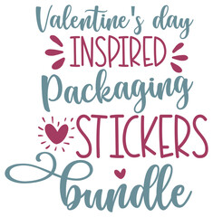 Valentine's Day Sticker Svg Design