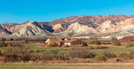 Andalusia panorama countryside landscape-  Gorafe