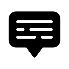 Chat Message Icon Vector Symbol Design Illustration