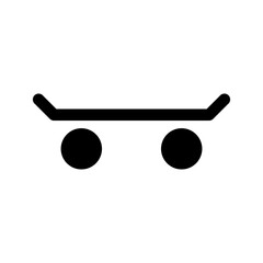 Skateboard Icon Vector Symbol Design Illustration
