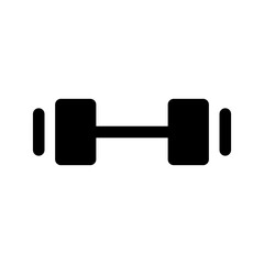 Dumbbell Icon Vector Symbol Design Illustration