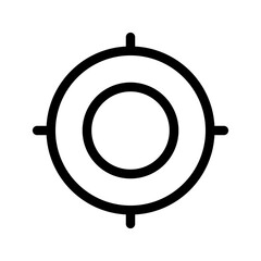 Goal Icon Vector Symbol Design Illustration