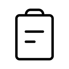 Clipboard Icon Vector Symbol Design Illustration