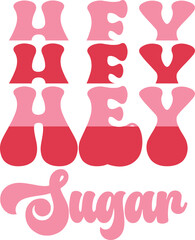 Retro Valentine's Day Svg