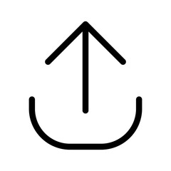 Upload Icon Vector Symbol Design Illustration