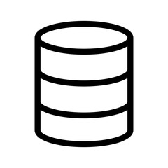 Database Icon Vector Symbol Design Illustration