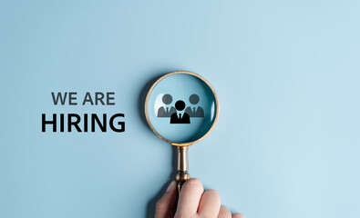 Selective new career recruitment sites. recruiting with online technology. unemployment finding job...