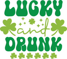 Retro St. Patrick's Day SVG Design
