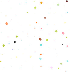 colorful confetti seamless decor vector pattern