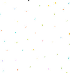 colorful confetti seamless decor vector pattern