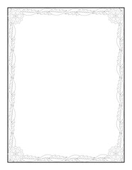 Borders and frames, Borders, Borders frame, Flower borders, Floral borders vector, Frame
