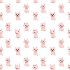 Obraz premium seamless pattern with cats