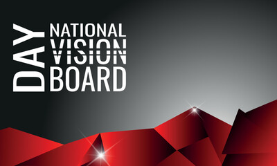 national vision board day .Geometric design suitable for greeting card poster and banner © ангелина ковальчук