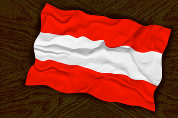 National flag of Austria. Background  with flag  of Austria.
