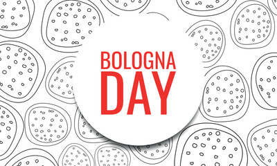 Bologna Day. Design suitable for greeting card poster and banner © ангелина ковальчук