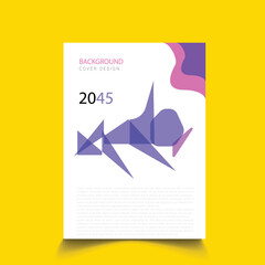 Annual Report Cover Template Free Vector
