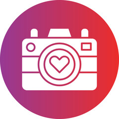 Wedding Camera Icon Style