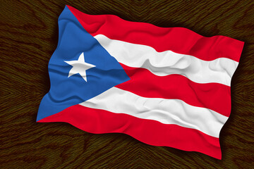 National flag of Puerto-Rico. Background  with flag of Puerto-Rico.