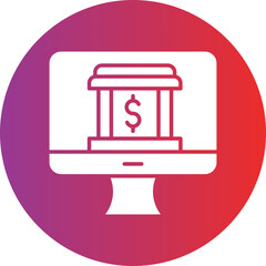 Online Banking Icon Style