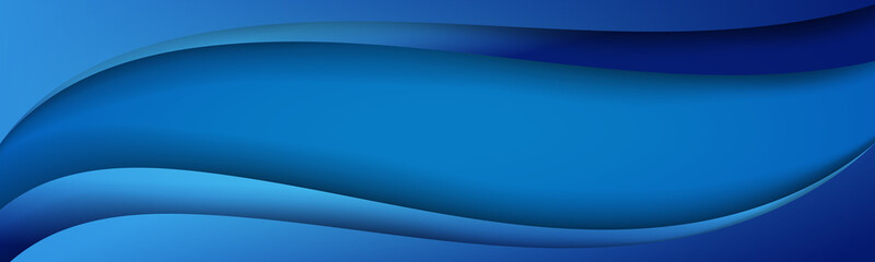 abstract blue wave and curve background