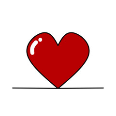 Love icon design, simple icon with elegance concept