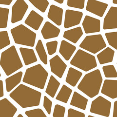 Abstract modern giraffe seamless pattern. Animals trendy background. Colorful decorative vector stock illustration for print, card, postcard, fabric, textile. Modern ornament of stylized skin