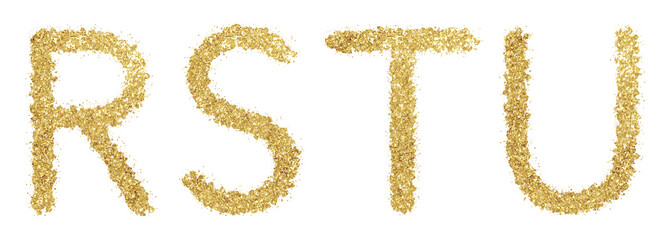 Gold R S T U © JMBee Studio